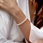 7.0-7.5mm Akoya White Pearl Bracelet - Secondary Image