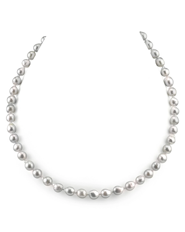 8.0-8.5mm Japanese Akoya Baroque Pearl Necklace