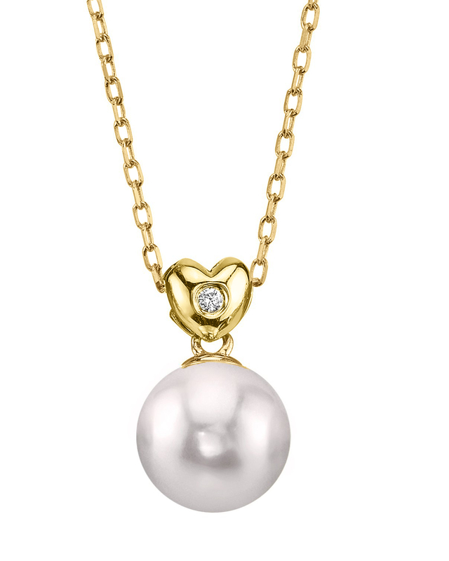 Akoya Pearl & Diamond Lev Pendant