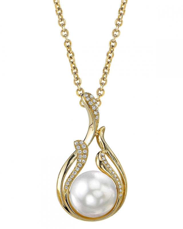 South Sea Pearl & Diamond Layla Pendant