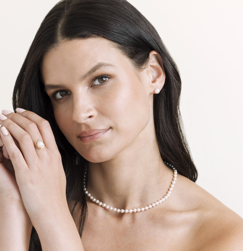 14K Gold Freshwater Pearl Felicia - Secondary Image