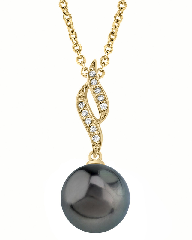 Tahitian South Sea Pearl & Diamond Suzanna Pendant