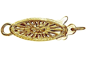 Filigree Clasp   18K Yellow Gold