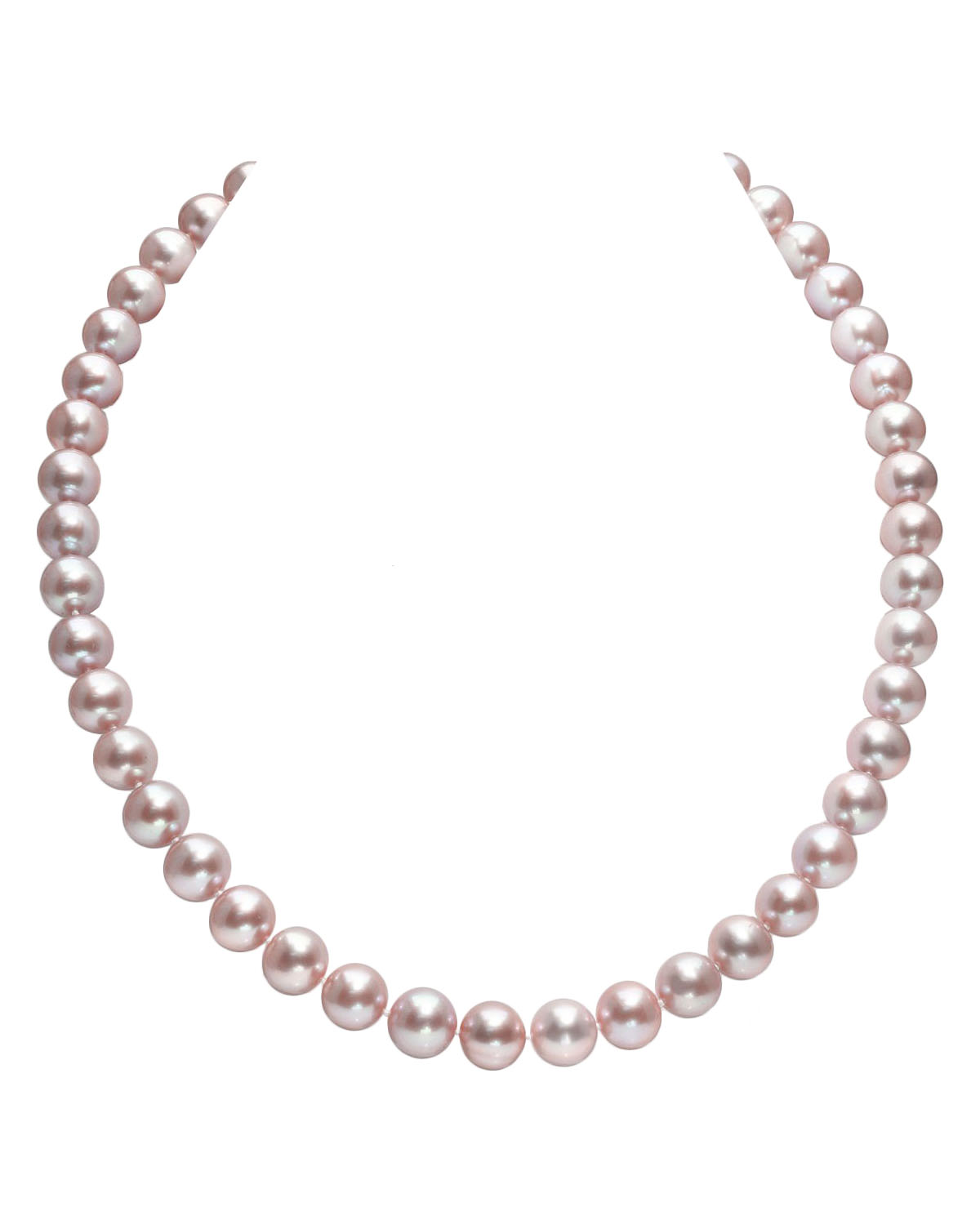 pink freshwater cultured pearl necklace