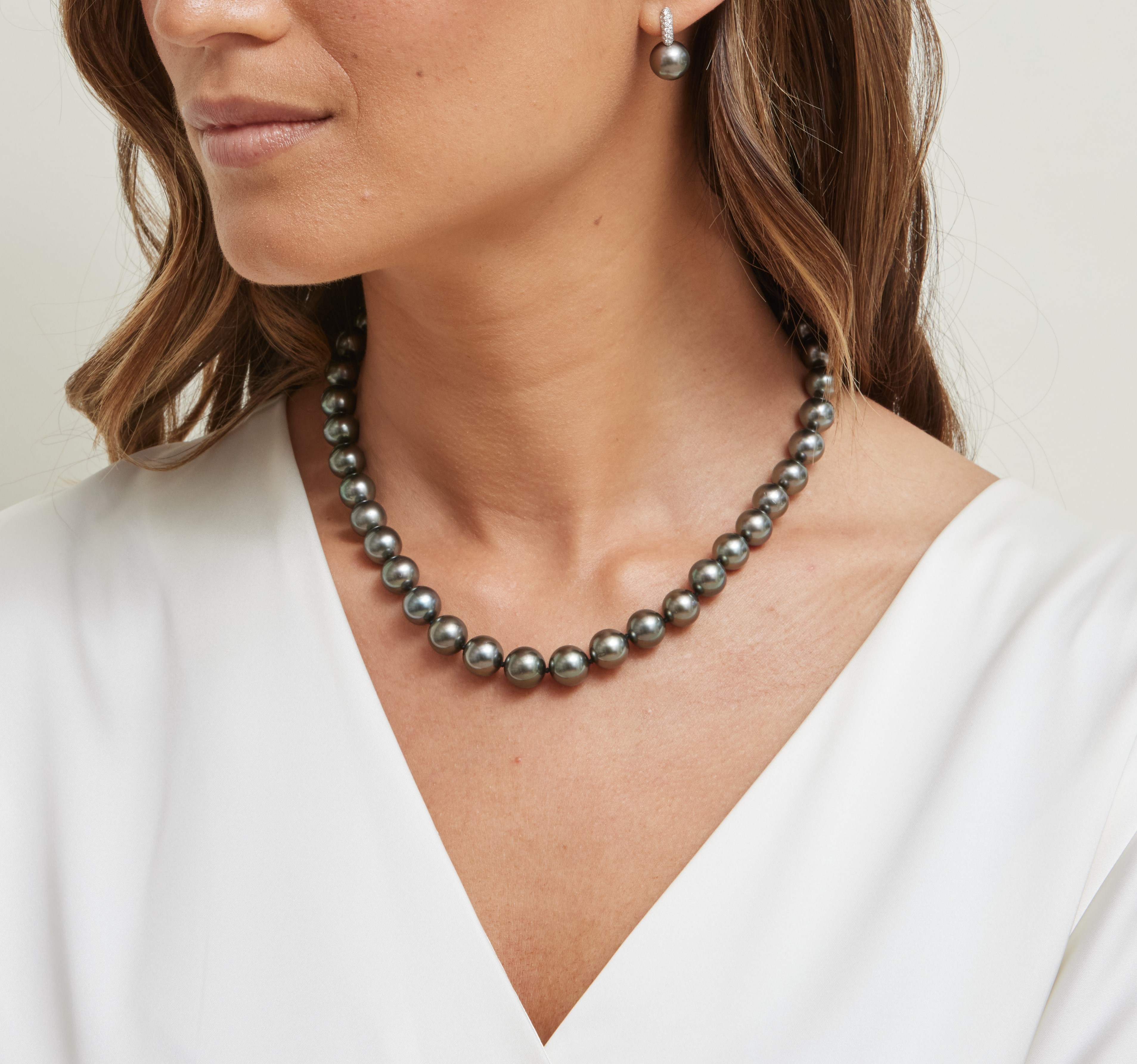 9-11mm Tahitian South Sea Pearl Necklace - AAA Quality