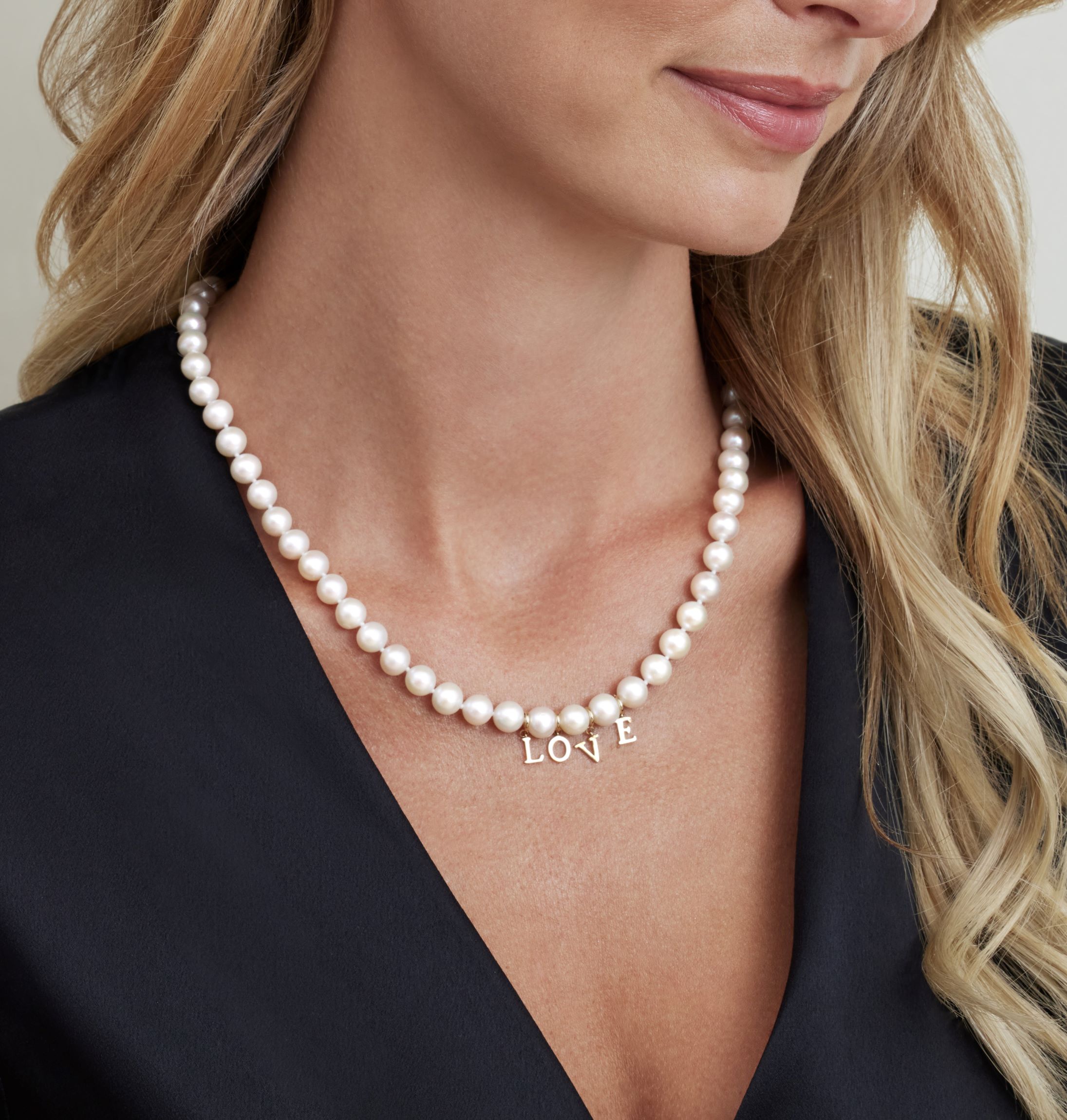 7.0-7.5mm White Freshwater Pearl Necklace - AAA Quality