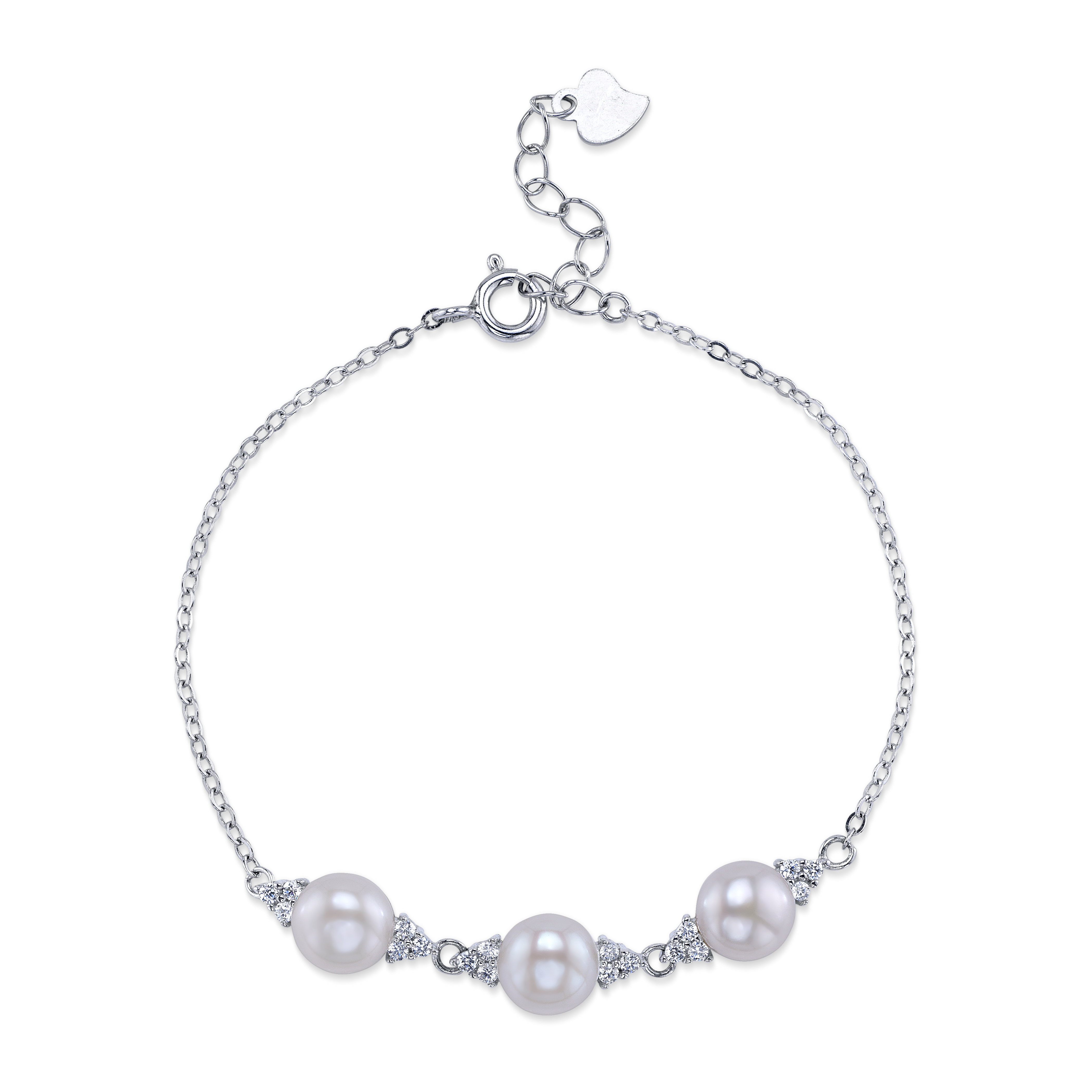 White Freshwater Pearl Rory Bracelet