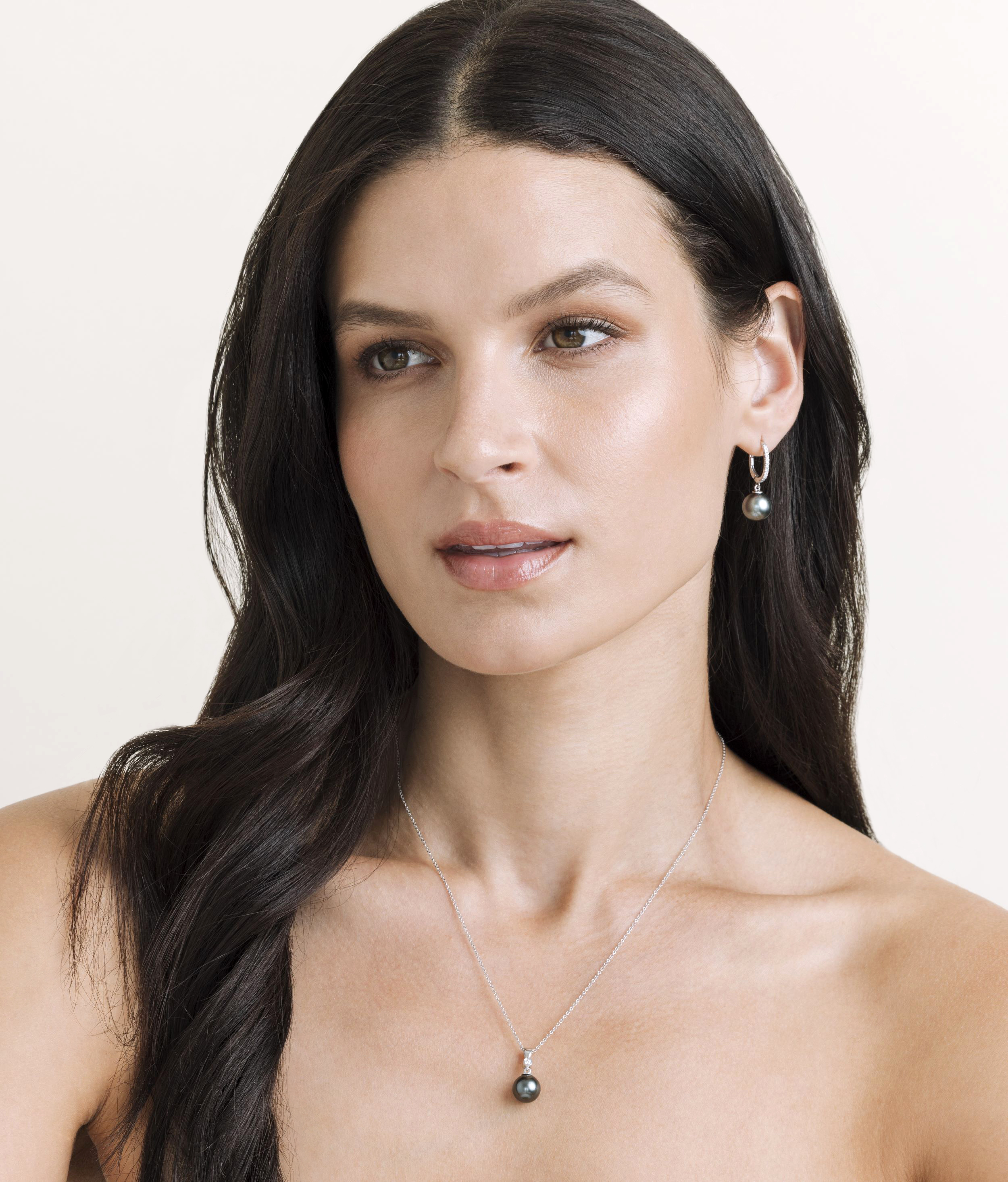 Tahitian South Sea Pearl & Diamond Michelle Pendant